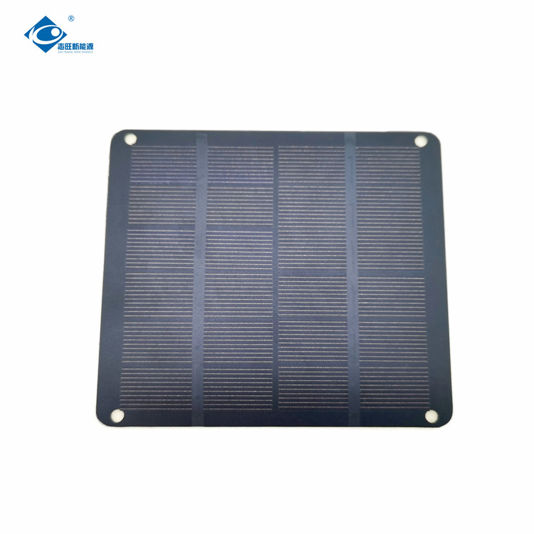High Efficiency With 15 Years Guarantee 6V PET Semi Flexible Waterproof Solar Panel ZW-123108