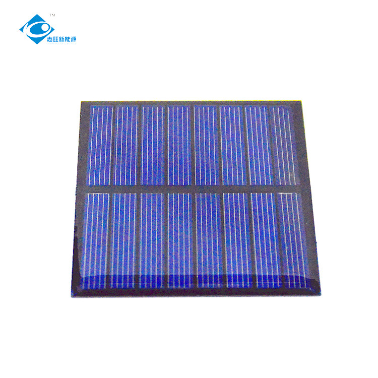 ZW-7070 Mini Epoxy Resin Solar Panel 0.6W Customized Sizes Solar Panel 4V Portable Poly Solar Panel