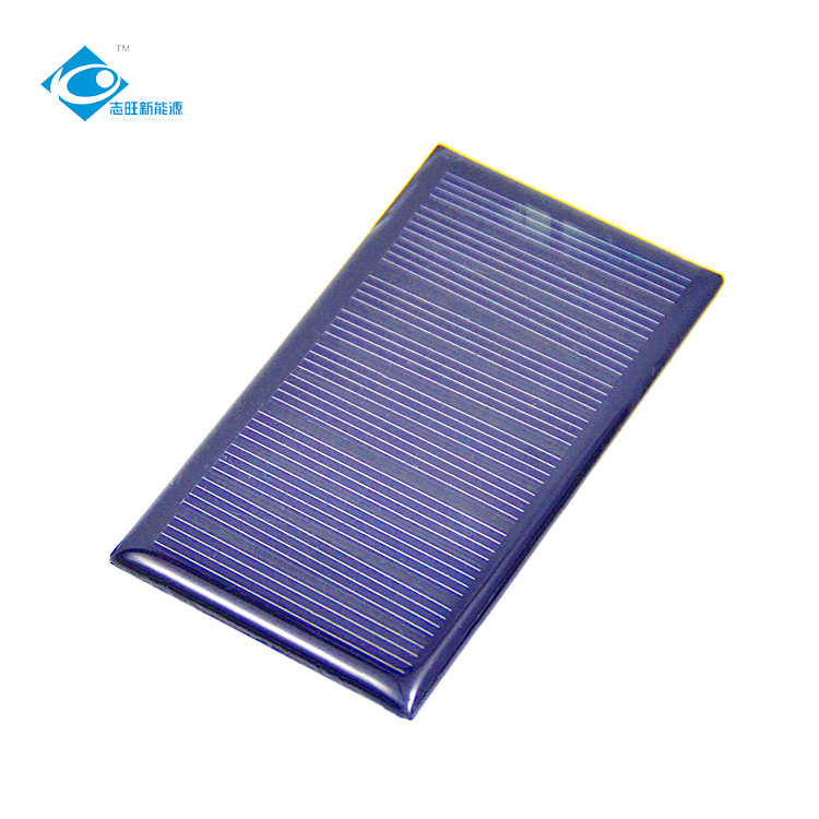 0.52W Epoxy Adhesive Transparent Solar Panel 5.5V Optimizer Solar Battery Charger ZW-8045