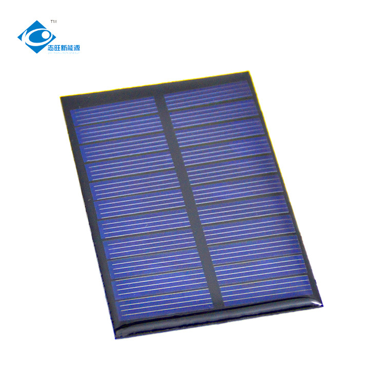 ZW-8555 Lightweight Mini Epoxy Solar Panel 5.5V Waterproof Portable Solar Panels Charger 0.6W