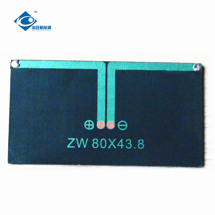 0.5W Risen Mono Mini Epoxy Solar Panel ZW-80438 Waterproof PCB Mini Watt Solar Panel 5V
